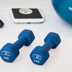 Hantle ze sklepu fitness