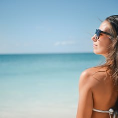opalanie na plaży