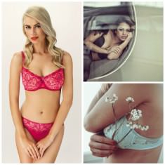 Różne modele biustonoszy